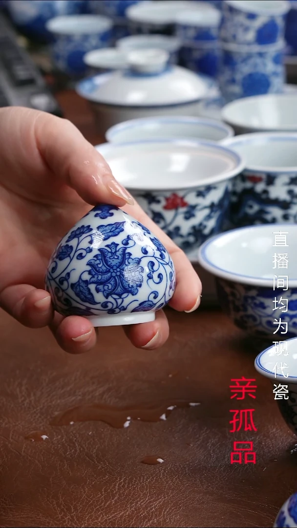 景德镇高端茶器景德镇墨奈纯手工手绘高端茶器