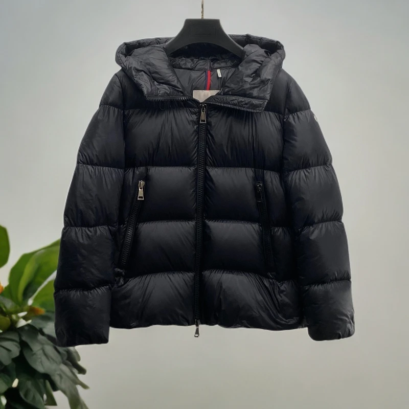 未使用 MONCLER Moncler 连帽长袖羽绒 黑色2