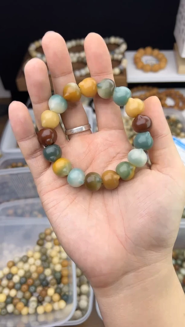 【闪购商品】菩提根/象牙果吊坠卡14mm猫猫头手串18颗宠2