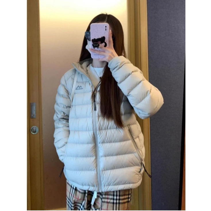 冬季排骨时尚小个子棉服新款轻薄款保暖棉袄超轻连帽