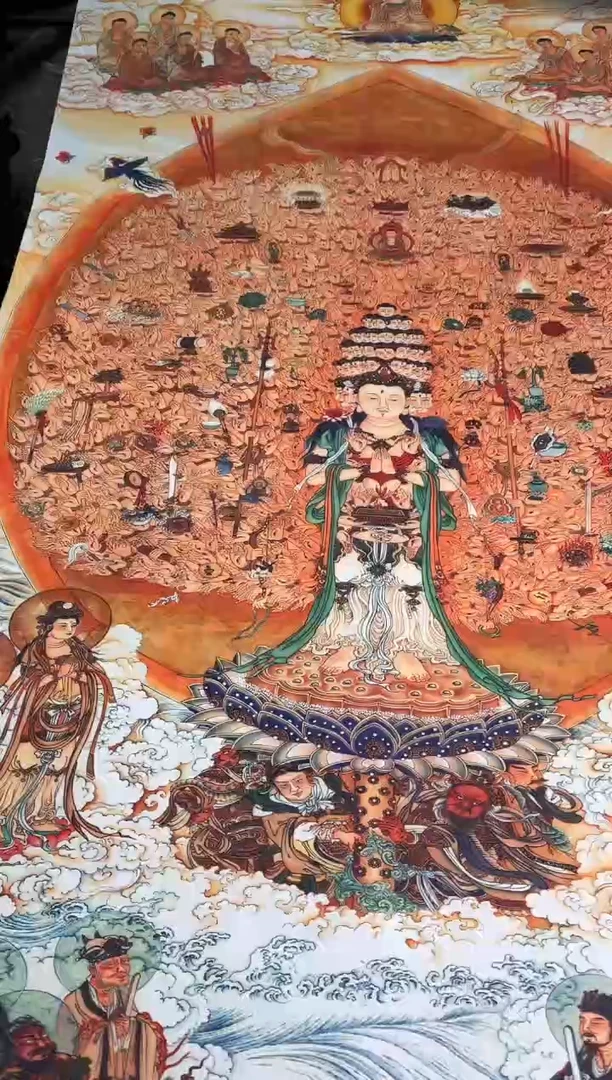 卷轴画路路的唐卡tk160