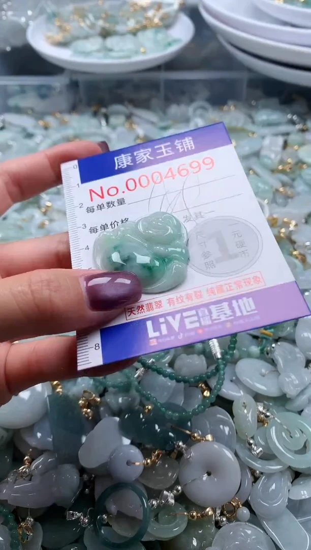 翡翠未镶嵌吊坠(不含链)4699