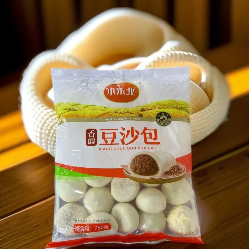 小东北 香醇豆沙包750g（蔬菜冷冻）