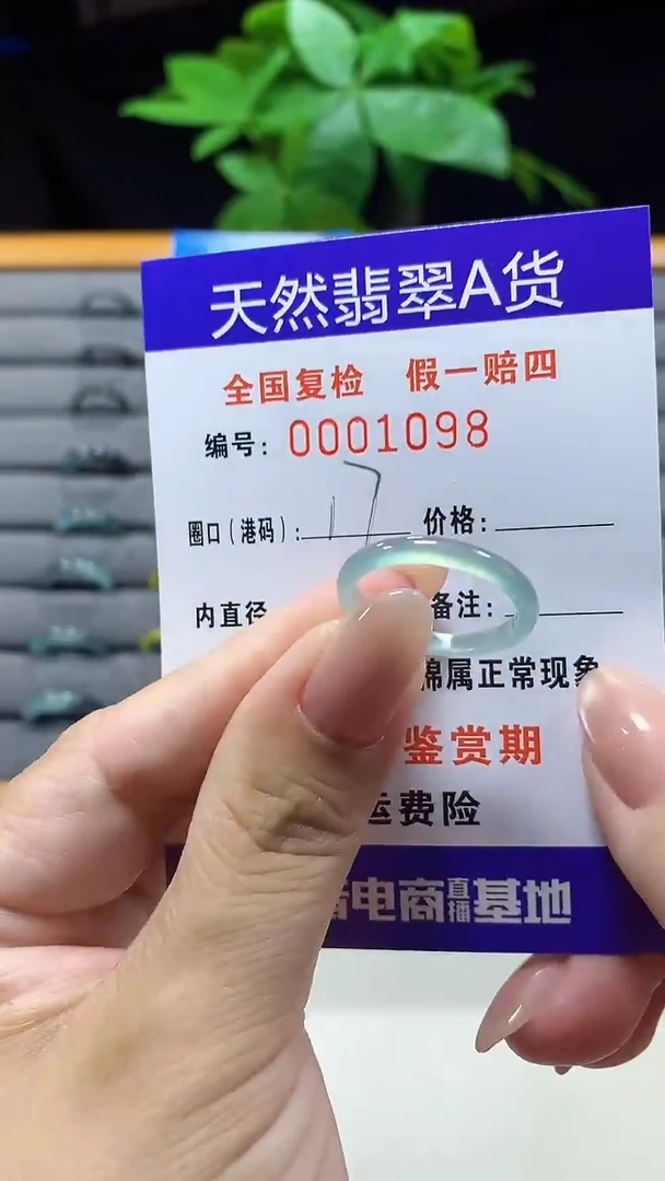 未镶嵌戒指翡翠1098天然翡翠A货