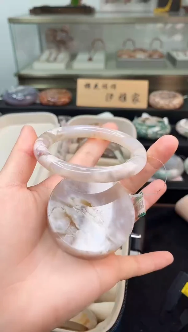 未镶嵌手镯石英质玉61圈口（赠品镯心）3112228