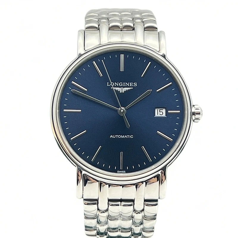 99新 Longines/浪琴 瑰丽/臻耀/男机械蓝盘/921/公价12000/38.5MM