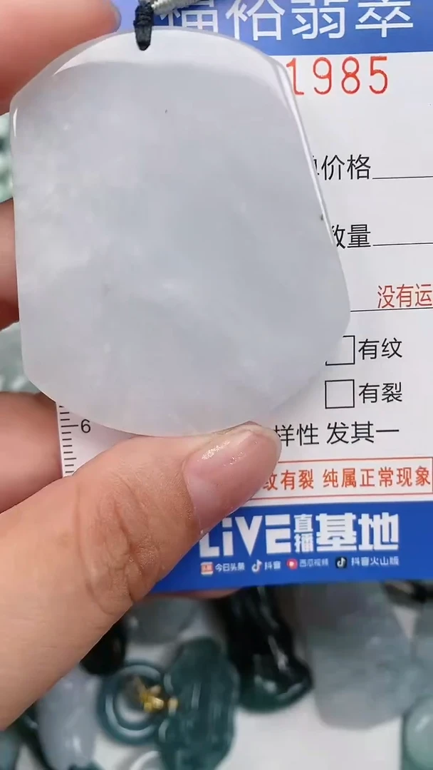 翡翠未镶嵌颈饰...0001985