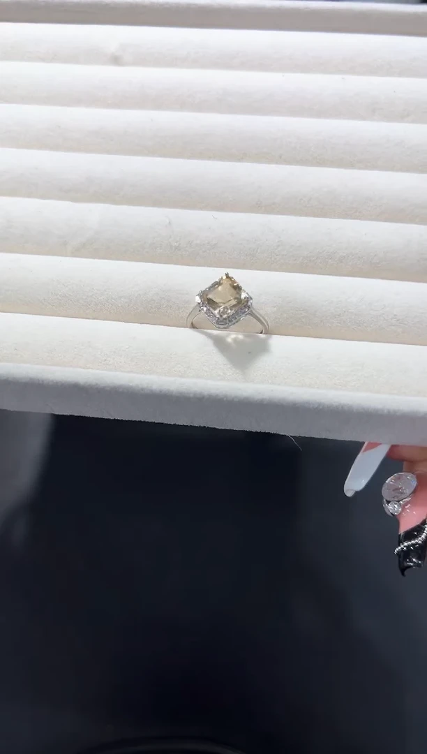 银S925镶嵌戒指水晶36d多样性发其一【1个】