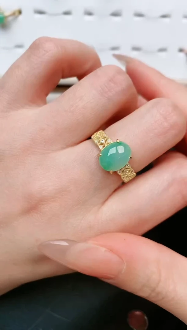 【闪购商品】翡翠戒指银S925镶嵌.....