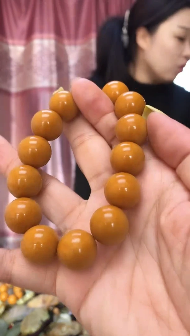 未镶嵌岫玉手串   16