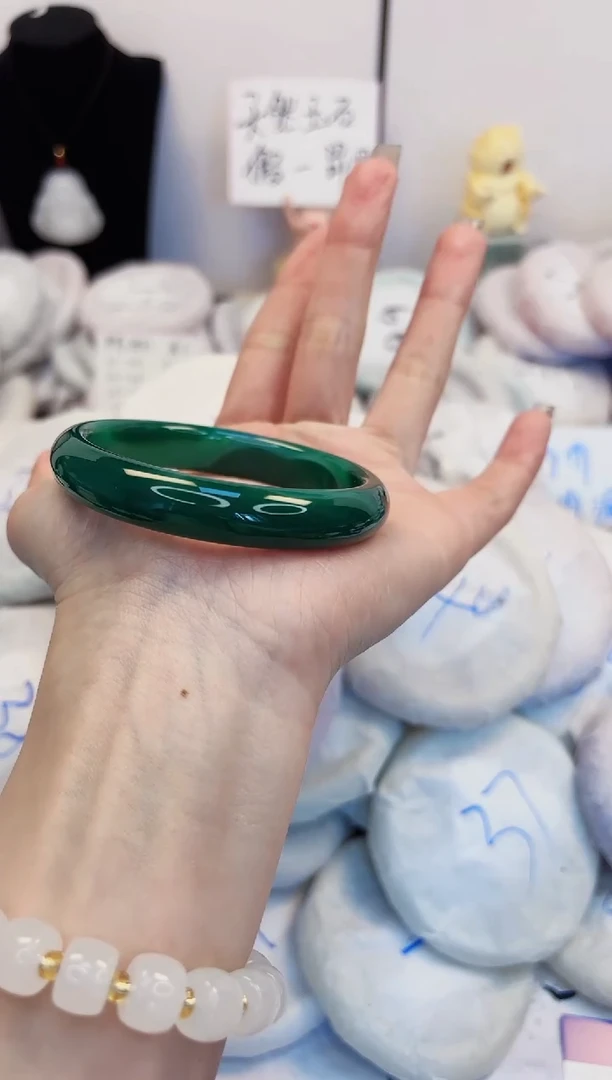 【闪购商品】石英质玉手镯未镶嵌498-玛瑙-圈口56