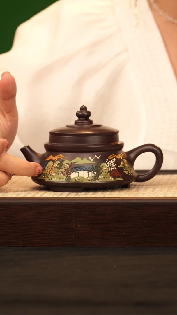 茶壶紫砂0520026174随缘 紫罗兰