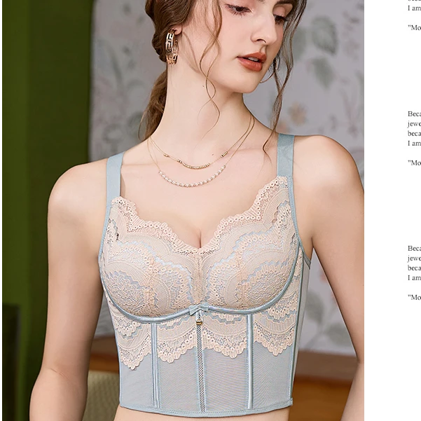 大胸显小无钢圈调整型文胸小胸聚拢厚杯小胸显大内衣收副乳防下垂