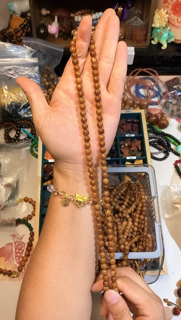 非洲檀香手串/手链库克卡8+半成品108颗+6