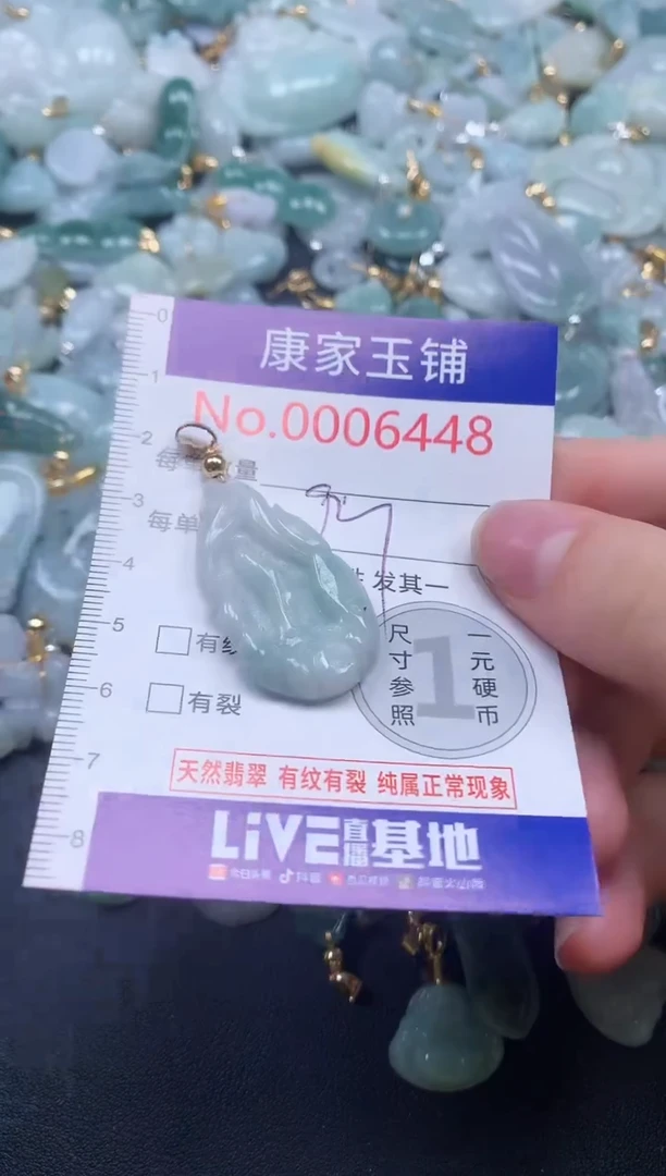 颈饰未镶嵌翡翠6448