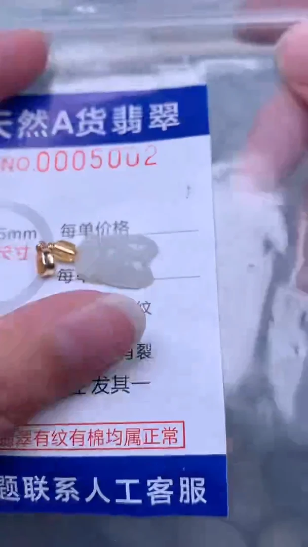 翡翠未镶嵌吊坠(不含链)1