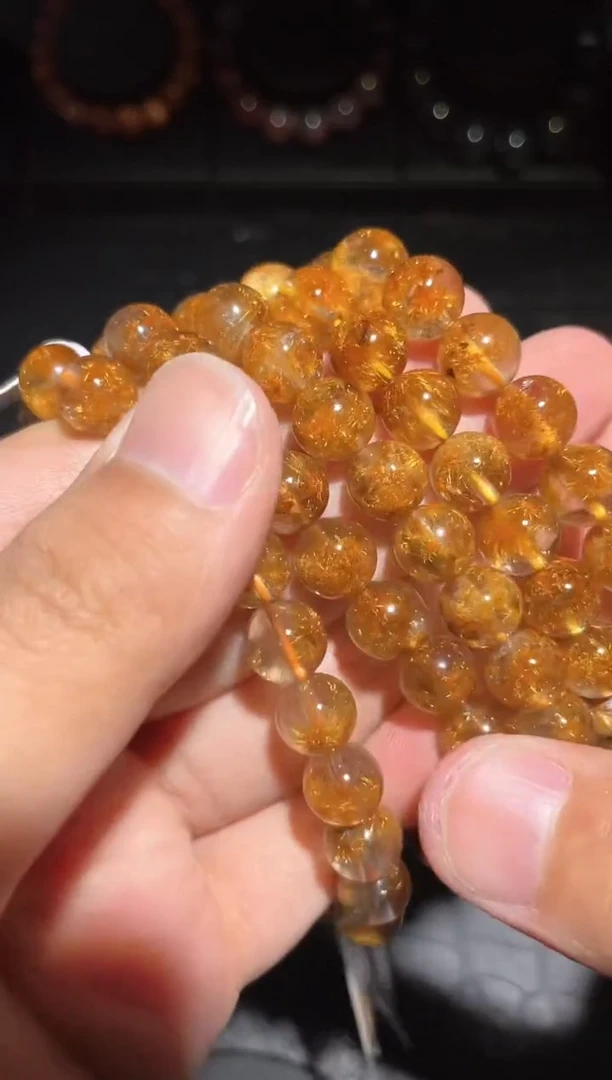 【闪购商品】水晶手链未镶嵌钛晶花单圈（多样性发其一）