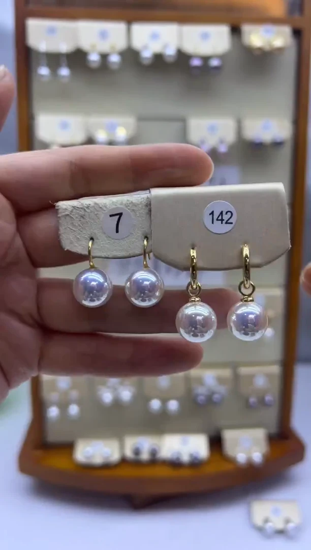 未镶嵌耳饰淡水珍珠7+142