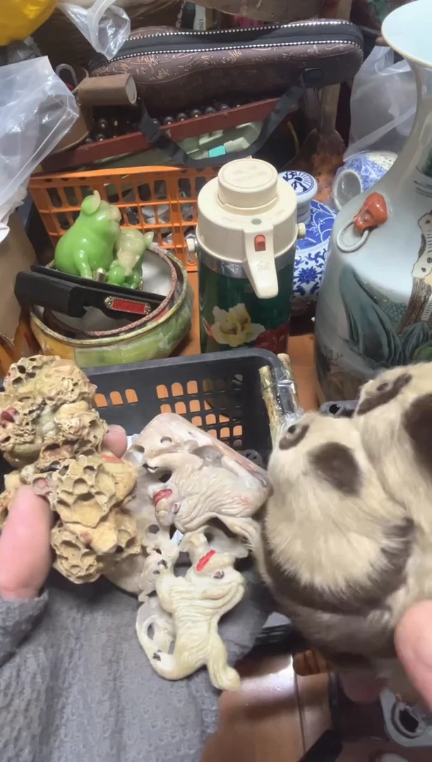 手工艺品琉璃九***子摆件