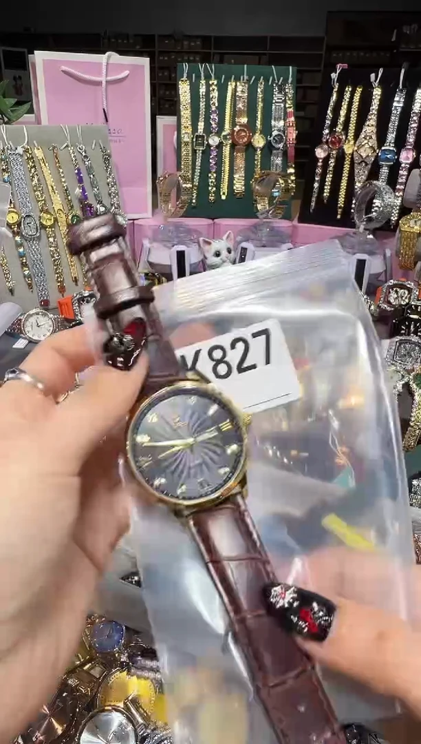 石英机芯不锈钢不锈钢直播定闪专用