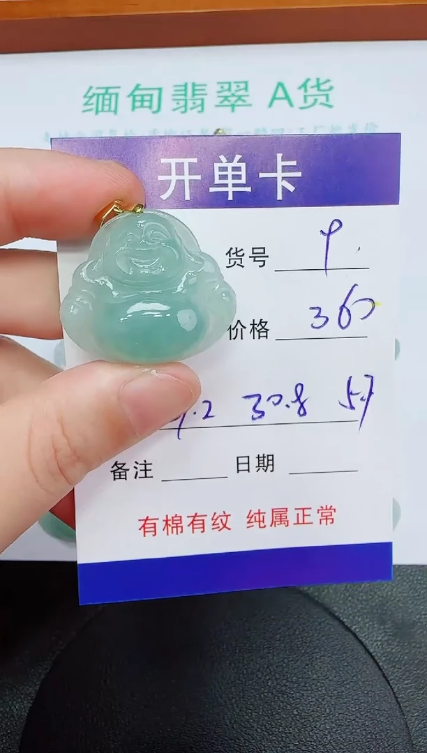 吊坠(赠链)未镶嵌翡翠9