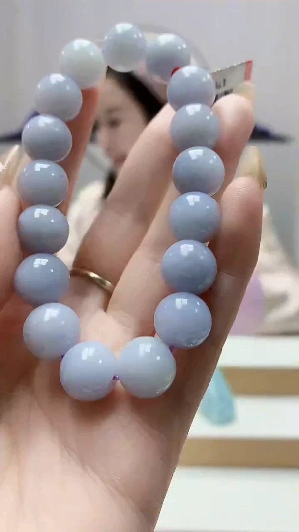 未镶嵌定制翡翠4852DD-毛货手串26