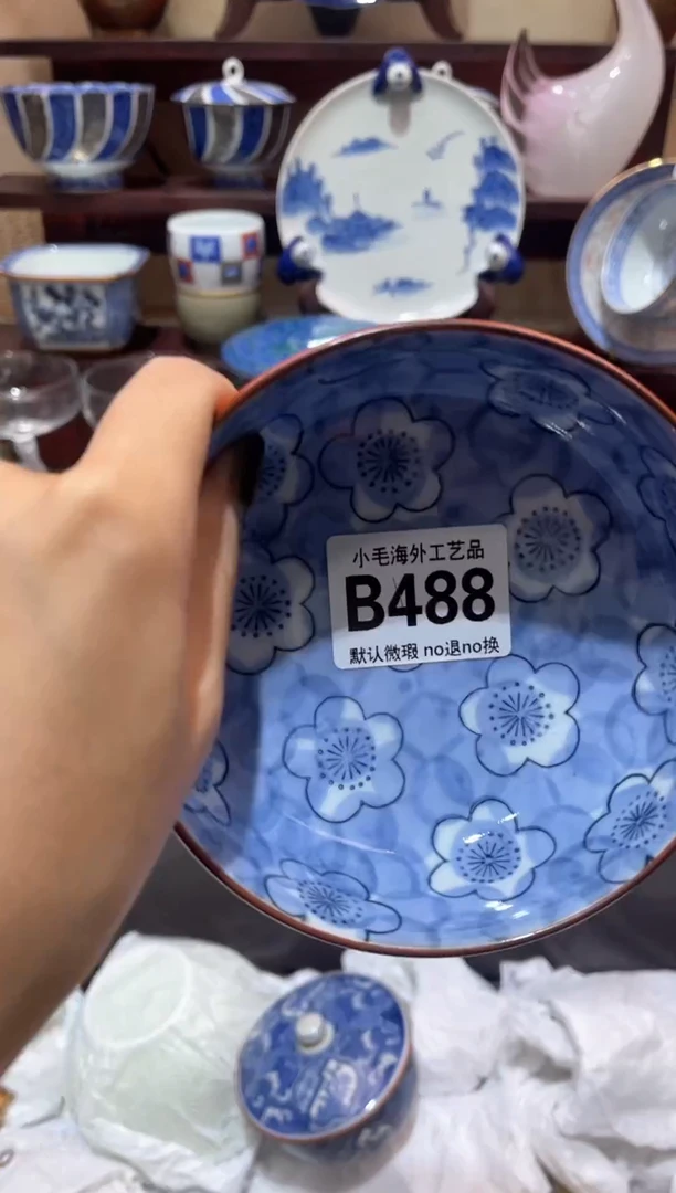 瓷片花*范           B488