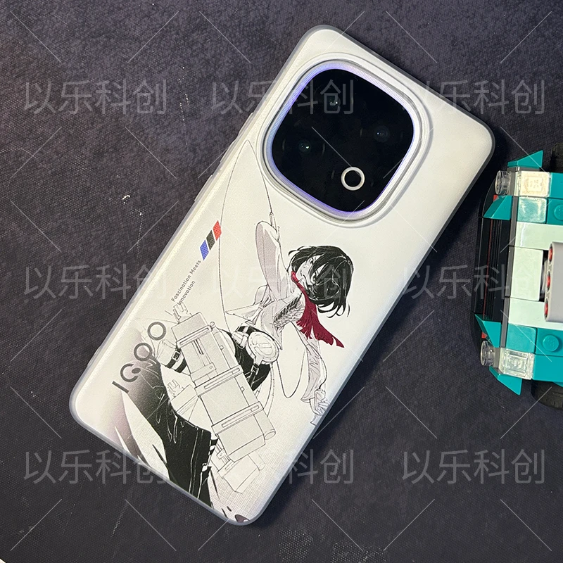 进击的巨人三笠适用于iqoo13原装材质iqoo系列手机壳iqoo12tpu