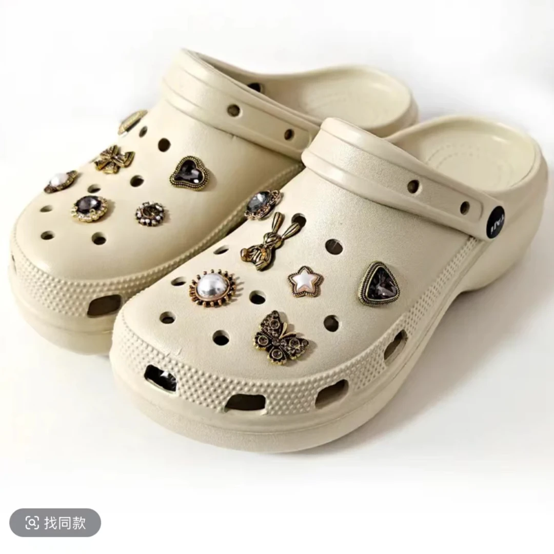 【兔子先生】踏季云朵洞洞鞋休闲防滑夏季户外透气沙滩鞋时尚厚底鞋