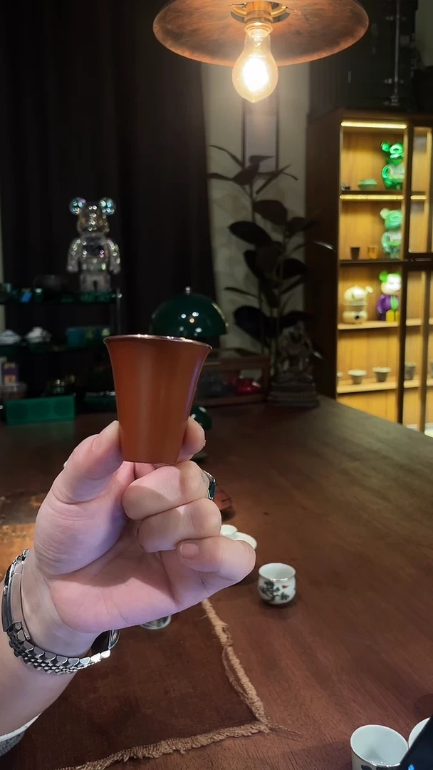 包铜紫砂小杯.....