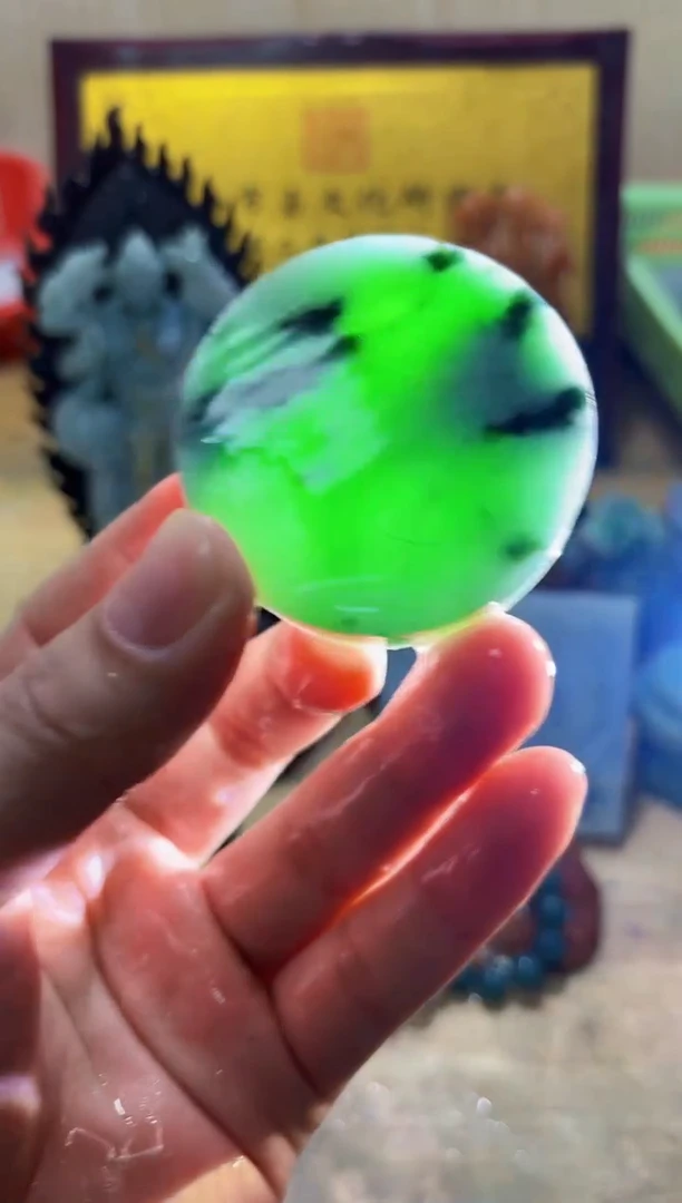 未镶嵌挂件翡翠A货常星6741