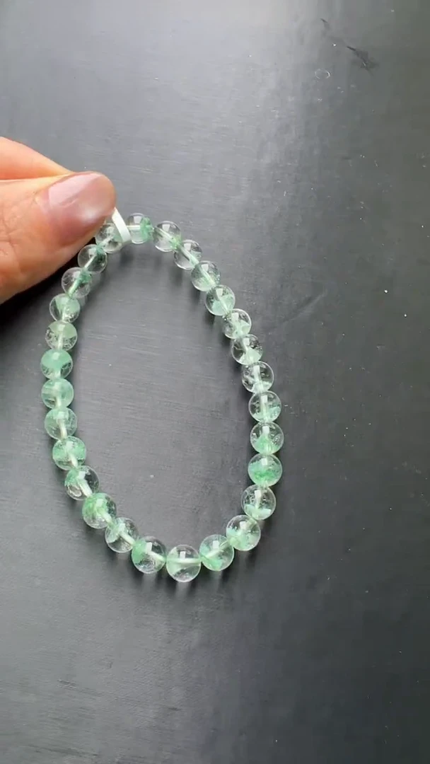 【闪购商品】水晶手串未镶嵌翠幽灵手串6m+ JP38418