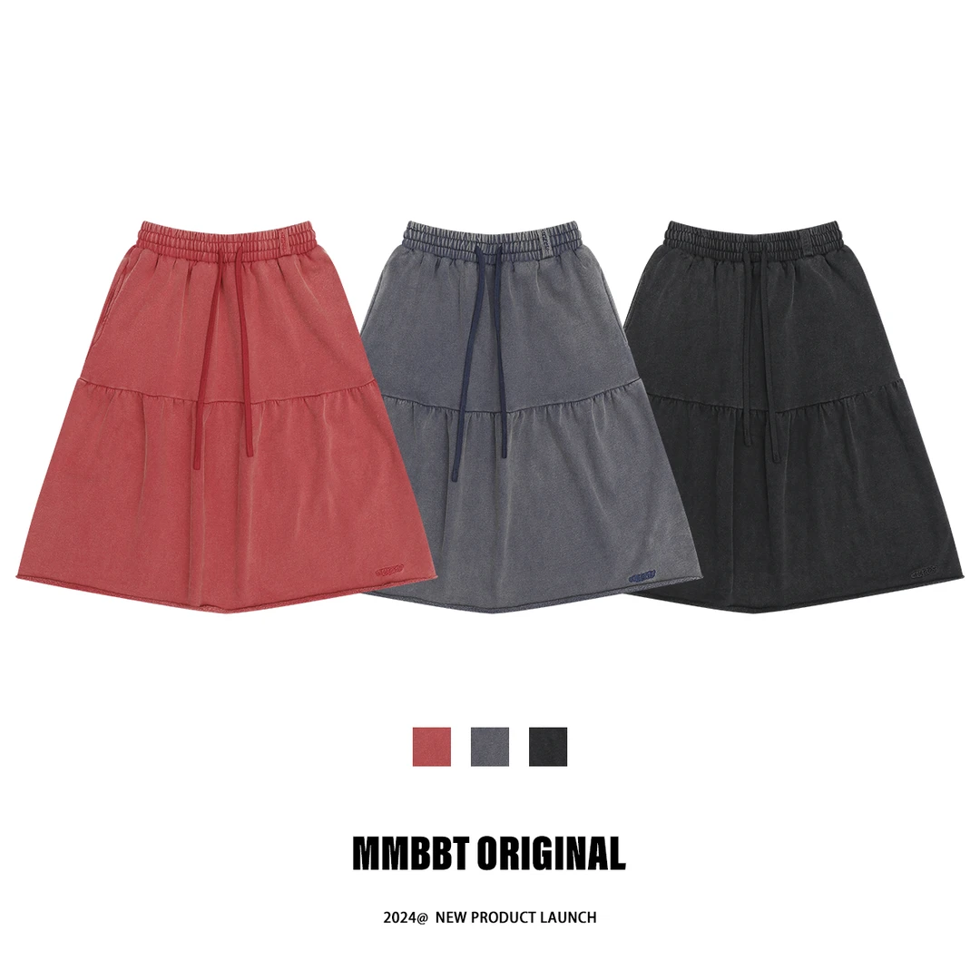 MMBBT【嘭嘭裙】重磅加绒加厚水洗做旧半身裙