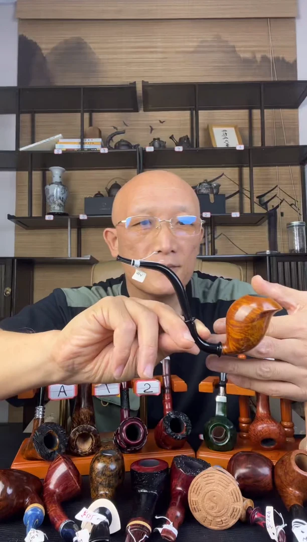 石楠木纯手工意大利石楠木烟斗