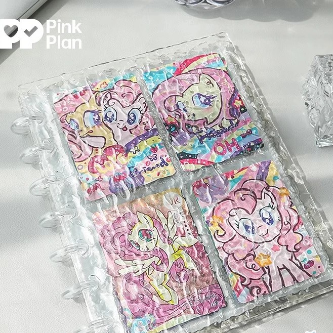 水波纹透明一宫格卡册亚克力3寸爱豆小卡追星收纳册ins拍立得相册