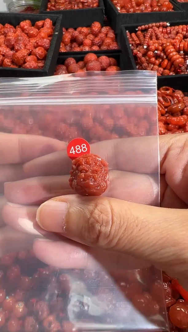 南红玛瑙未镶嵌颈饰1
