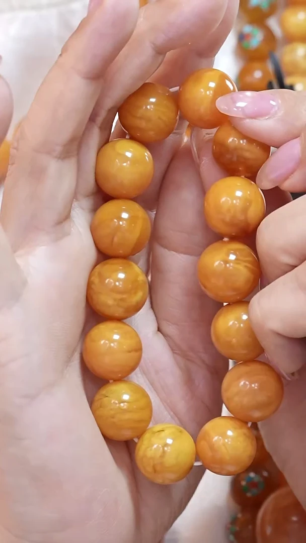 蜜蜡颈饰未镶嵌8406天然蜜蜡珠宝奇石云端妖孽全部保真