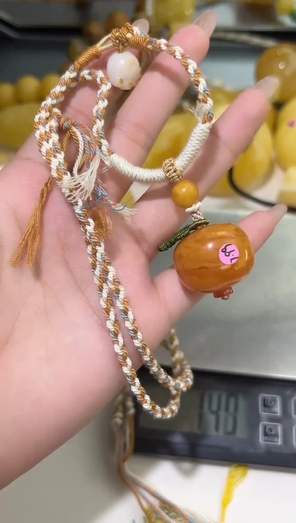 裸石琥珀未镶嵌琥珀蜜蜡吊坠