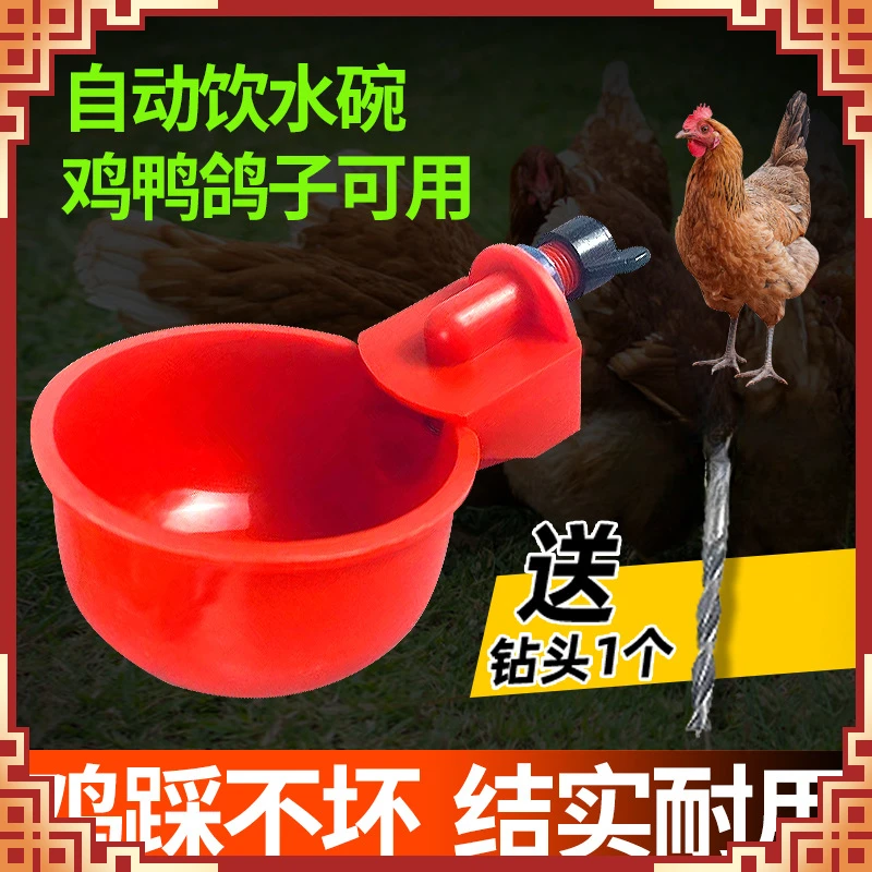 鸡鸭家禽自动饮水器水满自停小鸡饮水碗自动喝水装置