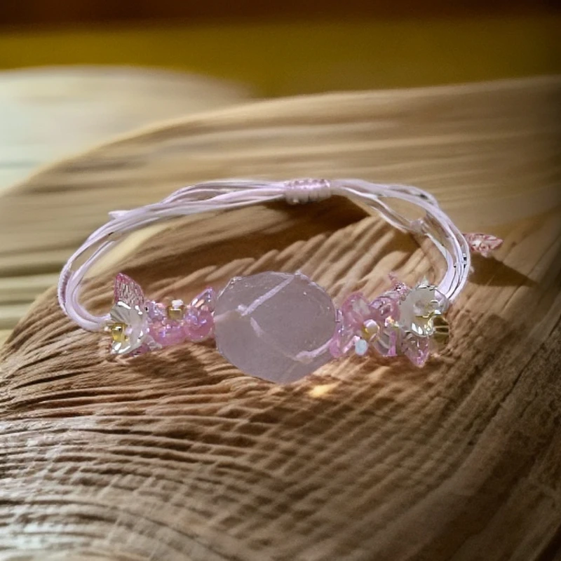 【粉樱晶恋】森系少女恋爱甜美风手工晴水饰品店铺