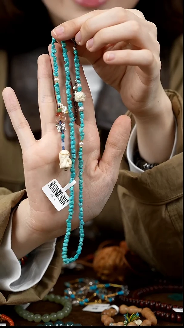 未镶嵌绿松石项链绿松猛犸项链多样/闻香/