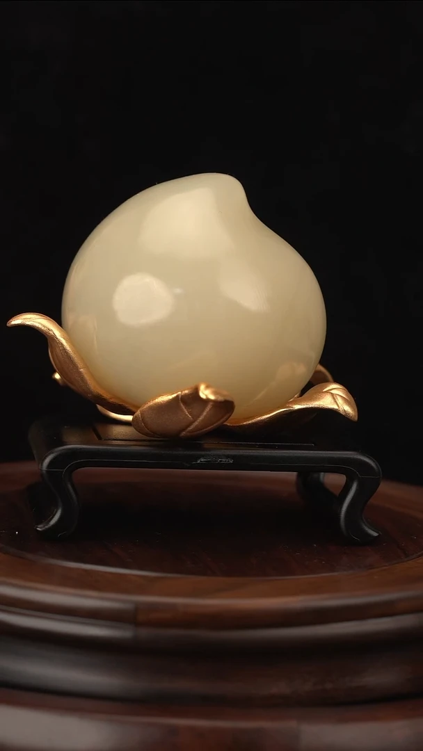 玉【寿桃】玉石摆件寿桃