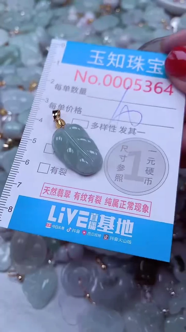 吊坠(不含链)未镶嵌翡翠5364