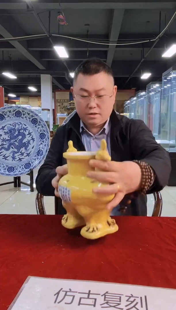 摆件陶瓷景德镇陶瓷流水219