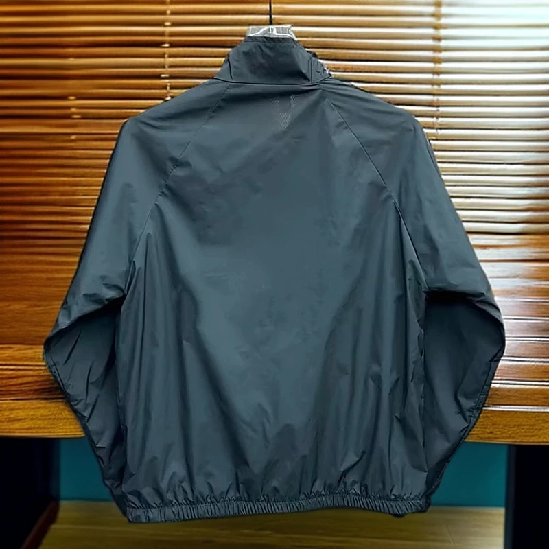 8134春夏新款高品质镂空网眼透气时尚百搭网衬夹克外套