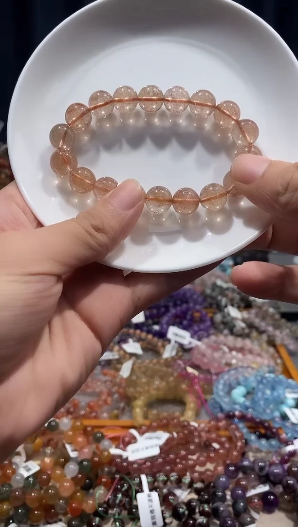 水晶手链未镶嵌自****要发晶