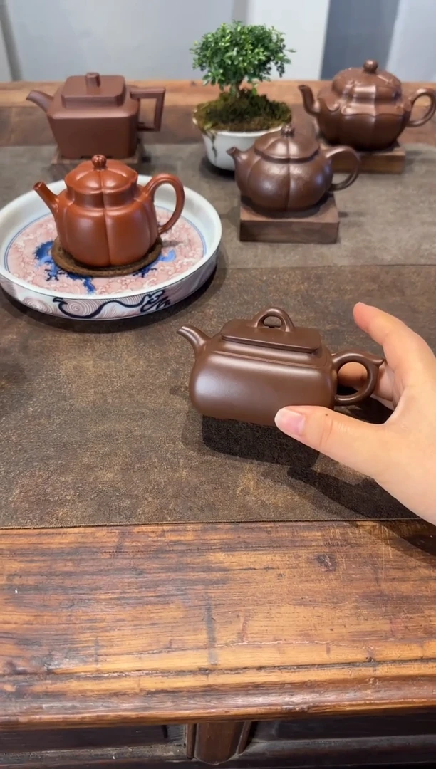 茶壶紫砂四**蟆长四方紫砂壶