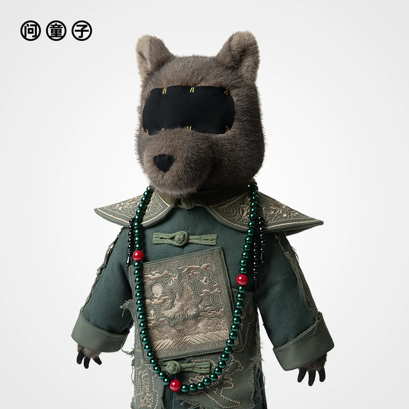 问童子 僵化玩偶 恶化 高端创意设计布艺玩偶场景布置