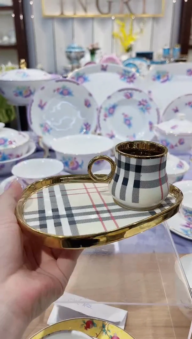 36%以上骨粉骨瓷咖啡杯碟