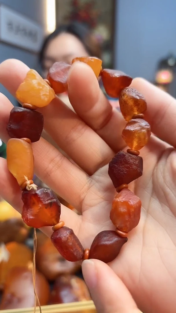 手串琥珀未镶嵌手串